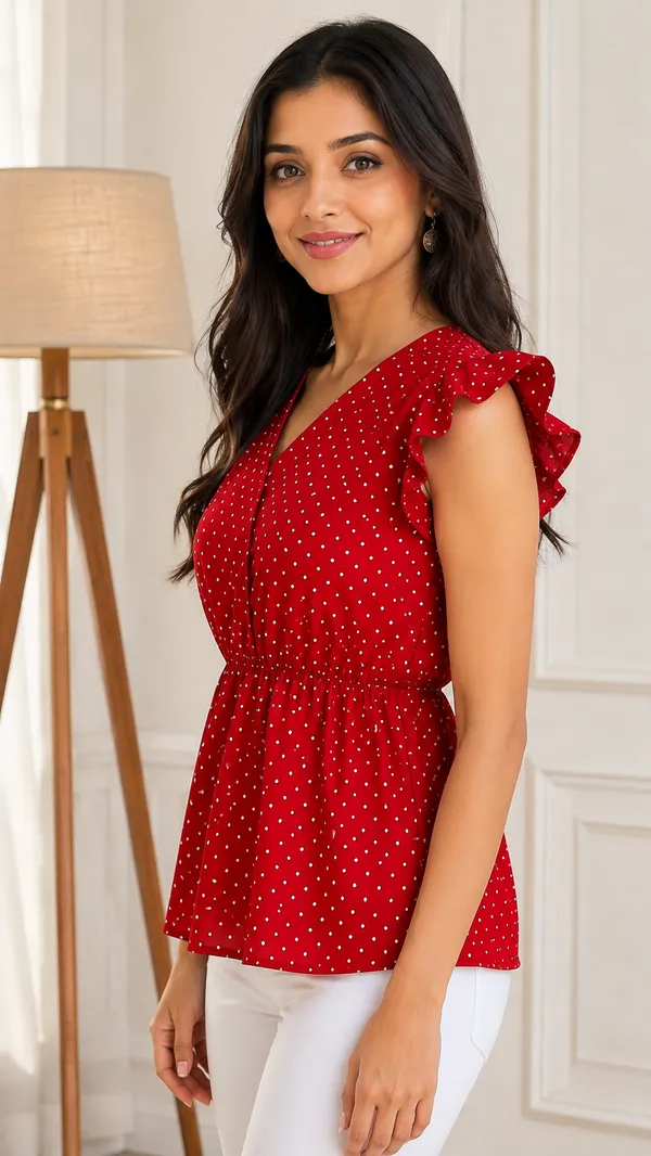 Red_Polka_Dot_Peplum_Top_for_Women