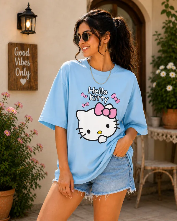 Blue_Oversized_Graphic_T-Shirt_for_Women