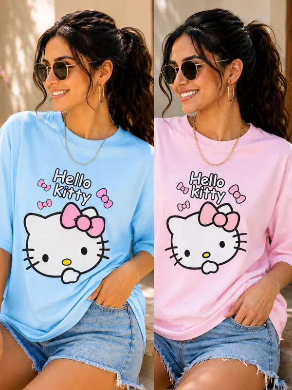 Blue_And_Pink_Graphic_Oversized_T-Shirt_for_Women