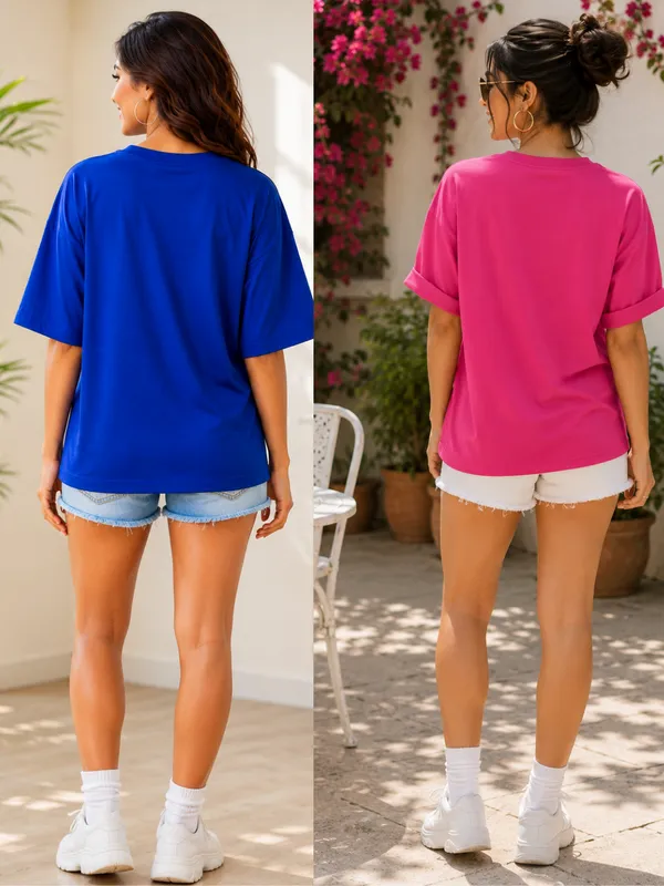 Blue_And_Pink_Graphic_Oversized_T-Shirts_for_Women