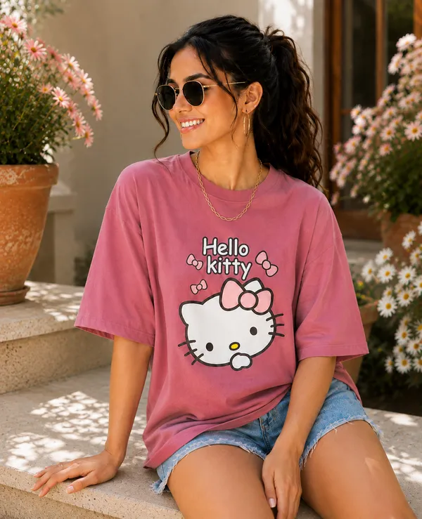 Pink_Oversized_Graphic_T-Shirt_for_Women