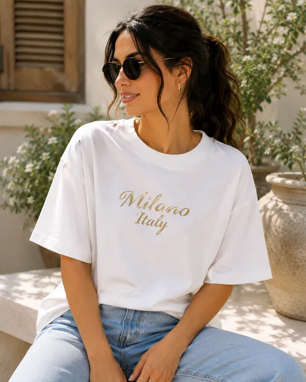 White_Casual_Fit_T-Shirt_for_Women
