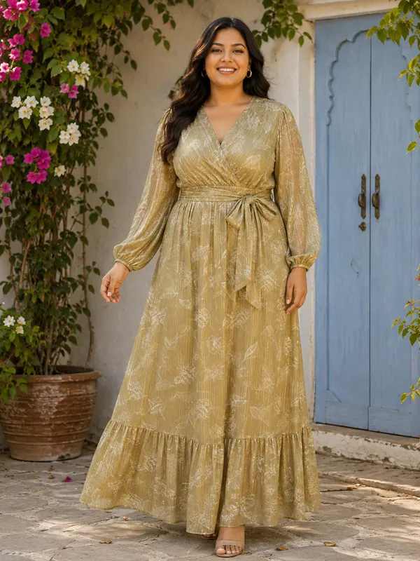 Oilve_Polyester_Long_Dress_For_Women