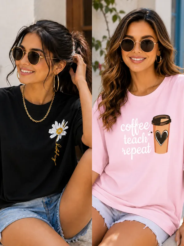 Black_And_Pink_Oversized_Graphic_T-Shirts_for_Women