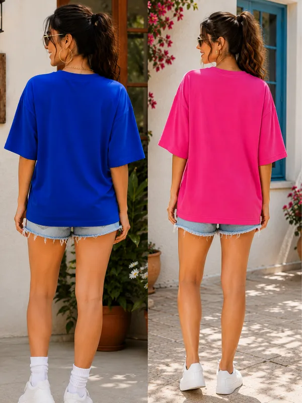Blue_And_Pink_Oversized_Graphic_T-Shirts_for_Women
