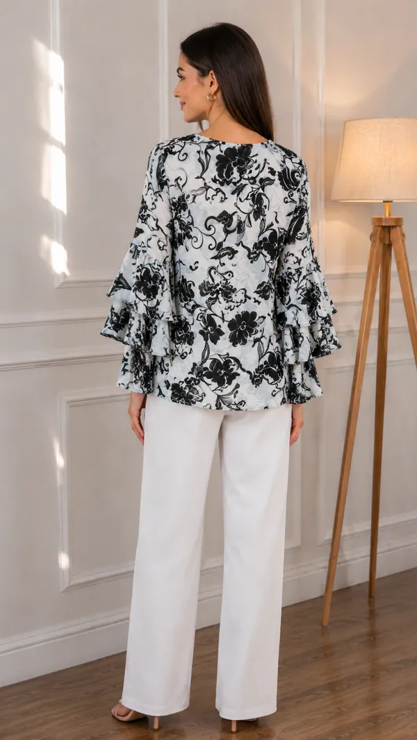 White_Sheer_Floral_Print_Bell_Sleeve_Top_for_Women