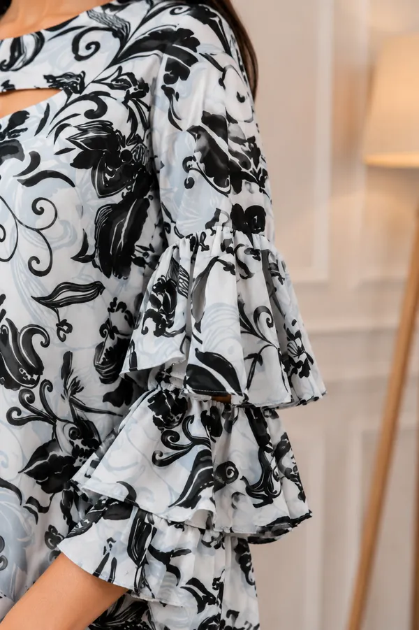 White_Sheer_Floral_Print_Bell_Sleeve_Top_for_Women