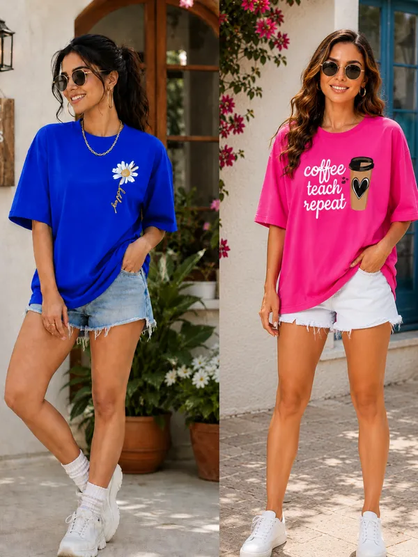 Blue_And_Pink_Oversized_Graphic_T-Shirts_for_Women