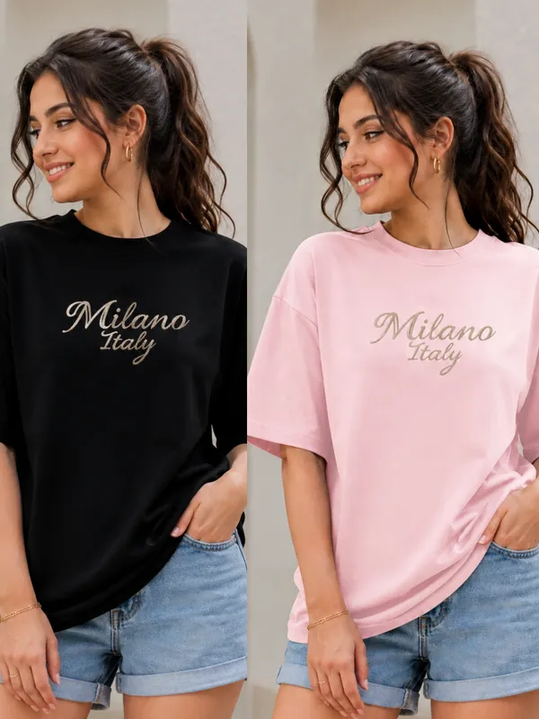 Black_And_Pink_Oversized_T-Shirt_for_Women