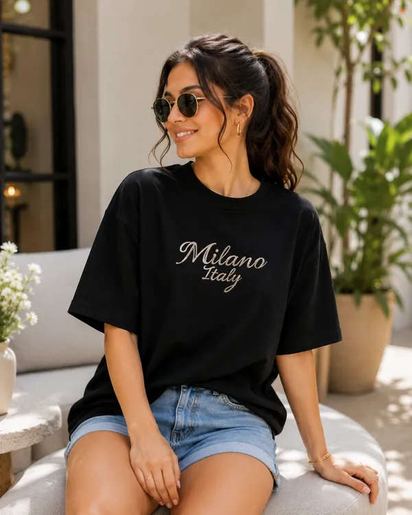 Black_Relaxed_Fit_Graphic_T-Shirt_for_Women
