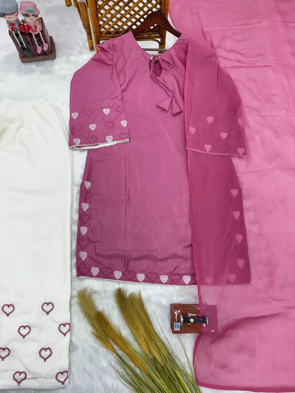 Pink_Embroidered_Three_Piece_Kurta_Set_For_Women