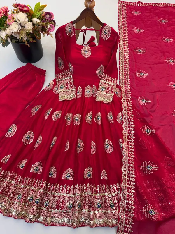 Red_Embroidered_Anarkali_Suit_Set_for_Women