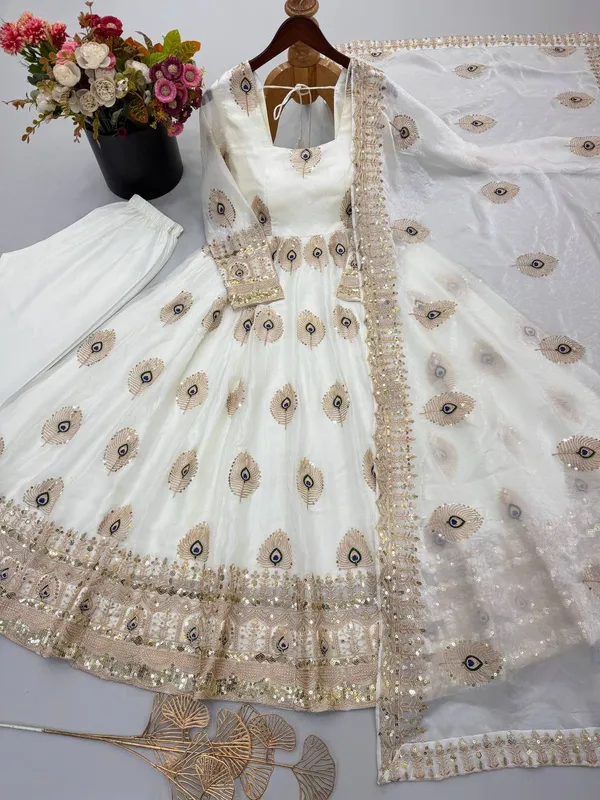 Ivory_Embroidered_Anarkali_Dress_For_Women