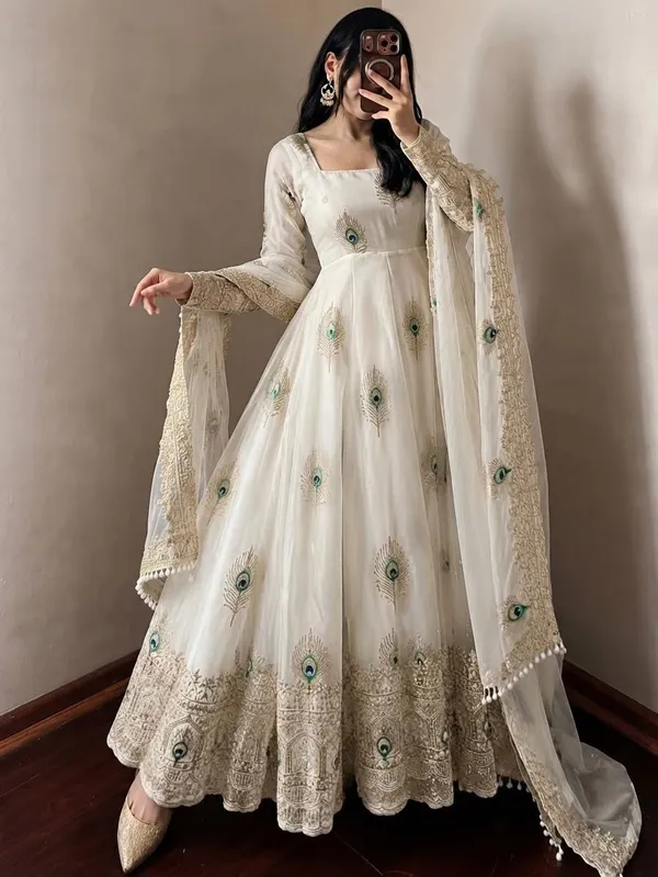 Ivory_Embroidered_Anarkali_Dress_For_Women