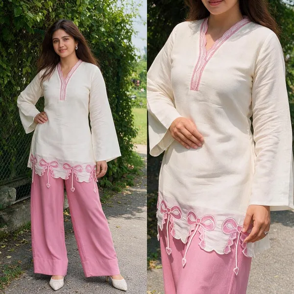 White_Pink_Embroidered_Kurta_Set_for_Women