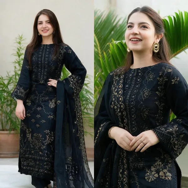 Black_Georgette_Straight_Suit_Set_for_Women