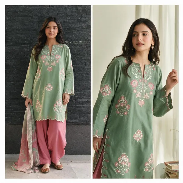Mint_Green_Embroidered_Kurta_Set_for_Women