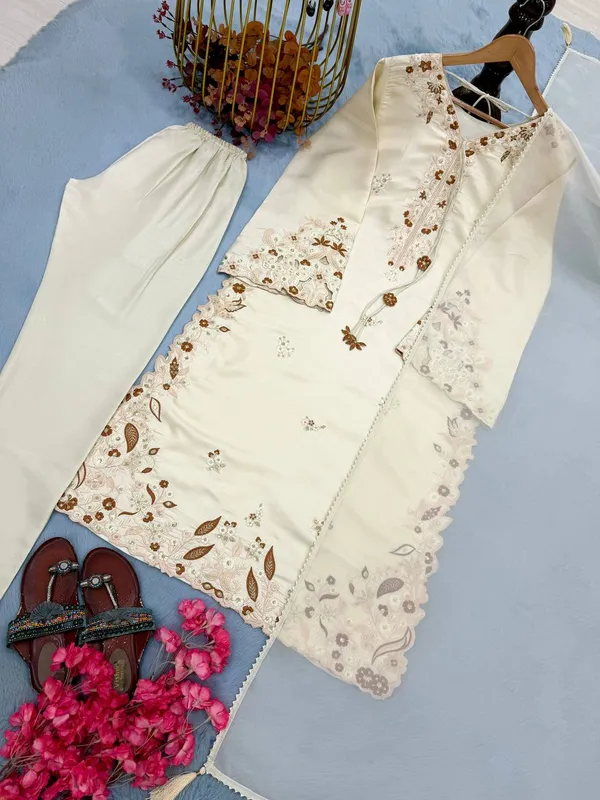 Cream_Embroidered_Straight_Kurta_Set_for_Women
