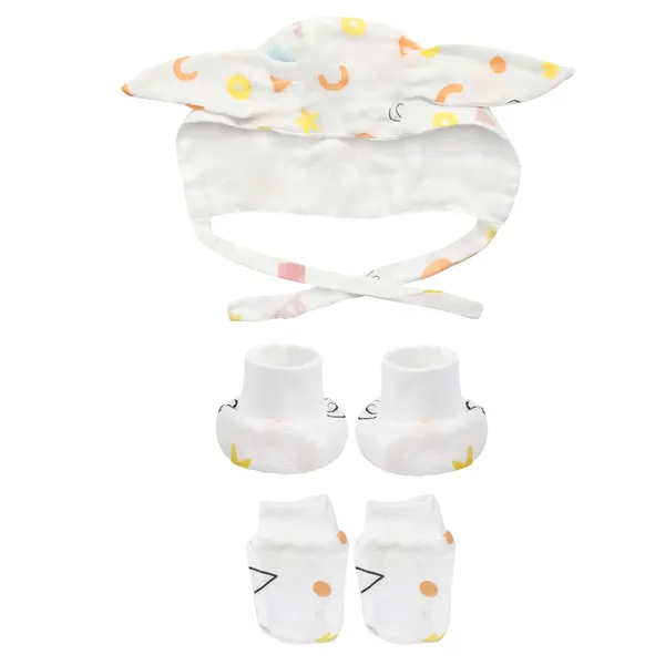 White_Muslin_Cotton_Newborn_Essential_Combo_Set_For_Baby