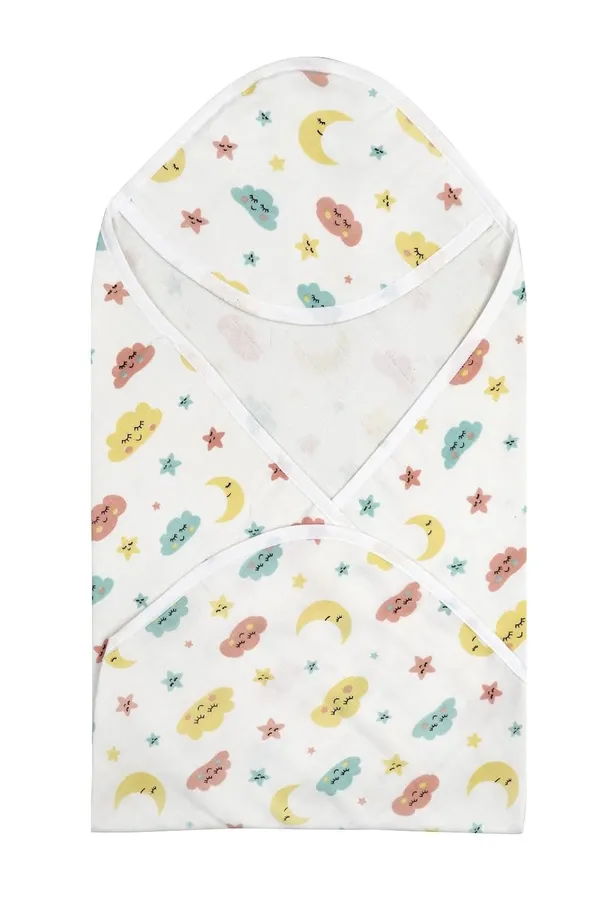 White_Muslin_Cotton_Hoody_Towel_And_Nappy_Combo_Set_For_Baby