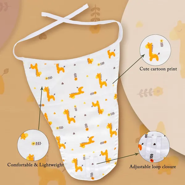 White_Muslin_Cotton_Hoody_Towel_And_Nappy_Combo_Set_For_Baby