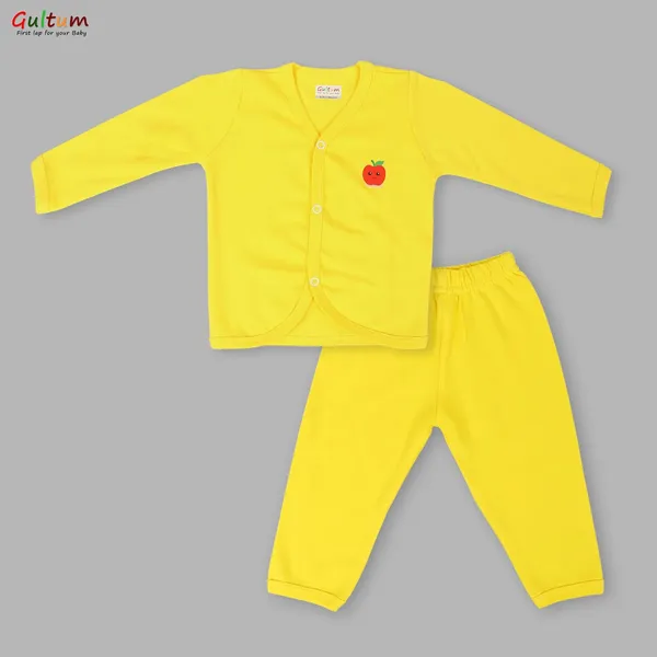 Yellow_Cotton_5-Piece_Newborn_Clothing_Set_For_Baby_Boys_&_Girls