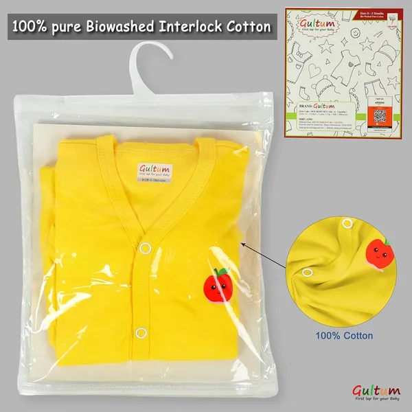 Yellow_Cotton_5-Piece_Newborn_Clothing_Set_For_Baby_Boys_&_Girls