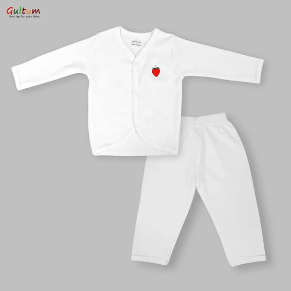 White_Interlock_Cotton_5-Piece_Newborn_Clothing_Set_For_Baby_Boys_&_Girls
