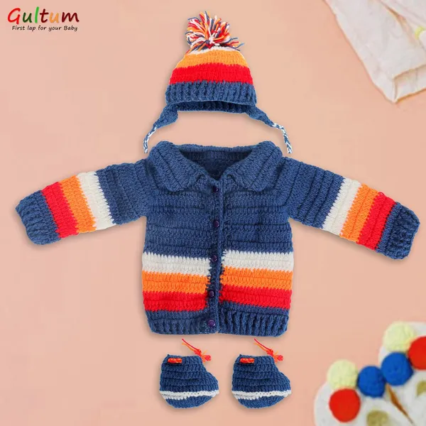 Multicolour_Handknitted_Woollen_Full_Sleeve_Baby_Sweater_For_Newborns