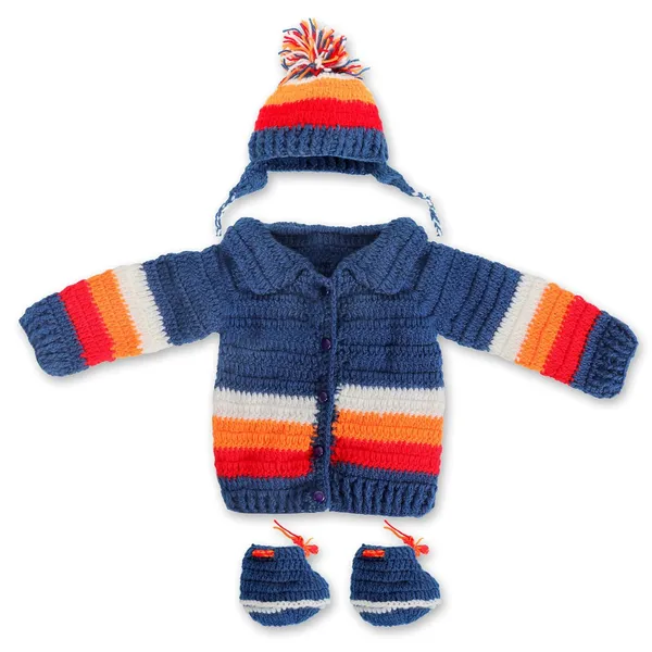 Multicolour_Handknitted_Woollen_Full_Sleeve_Baby_Sweater_For_Newborns