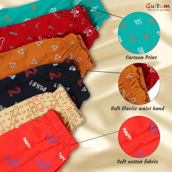 Multicolour_Cotton_Printed_Elastic_Waist_Baby_Pyjamas_Pack_Of_6