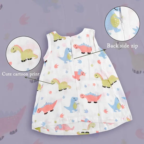 White_Muslin_Cotton_Sleeveless_Printed_Frock_For_Baby_Girls_Pack_Of_2