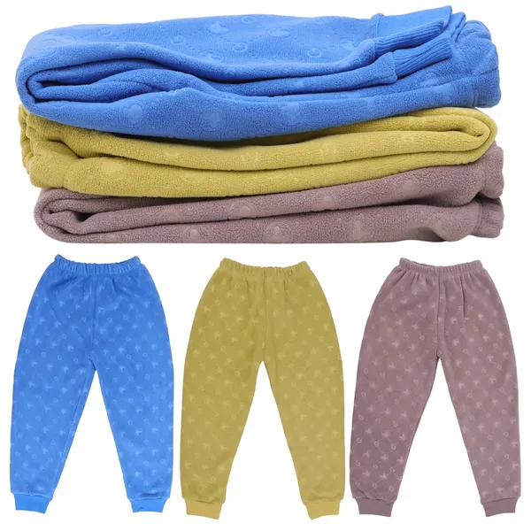 Blue_Green_Grey_Fleece_Woollen_Pajama_Set_For_Kids_Pack_Of_3