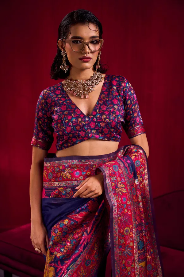Royal_Navy_Blue_Silk_Saree_For_Women