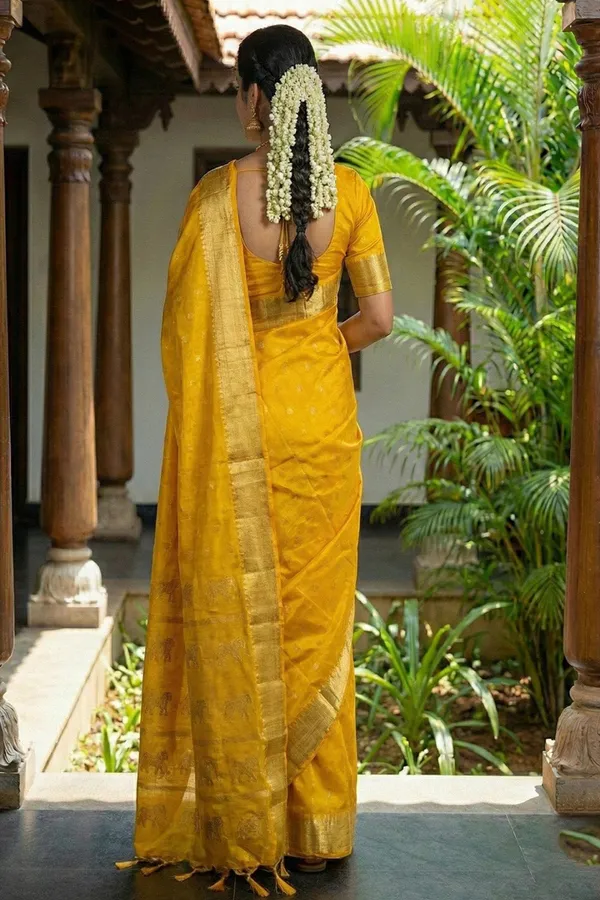Mustard_Yellow_Traditional_Silk_Saree_For_Women_With_Golden_Zari_Border_Default_Title