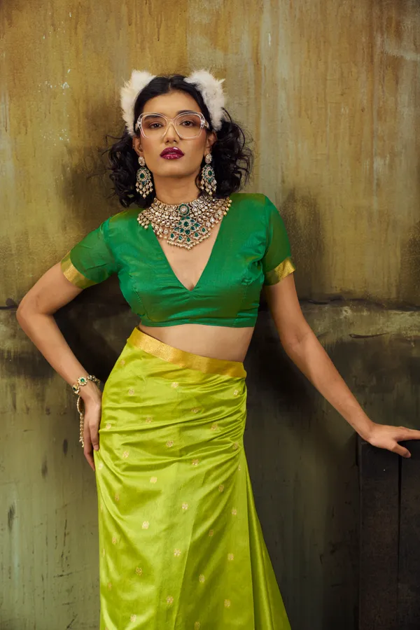 Women_S_Lime_Green_Soft_Silk_Saree_With_Rich_Woven_Pallu_Default_Title