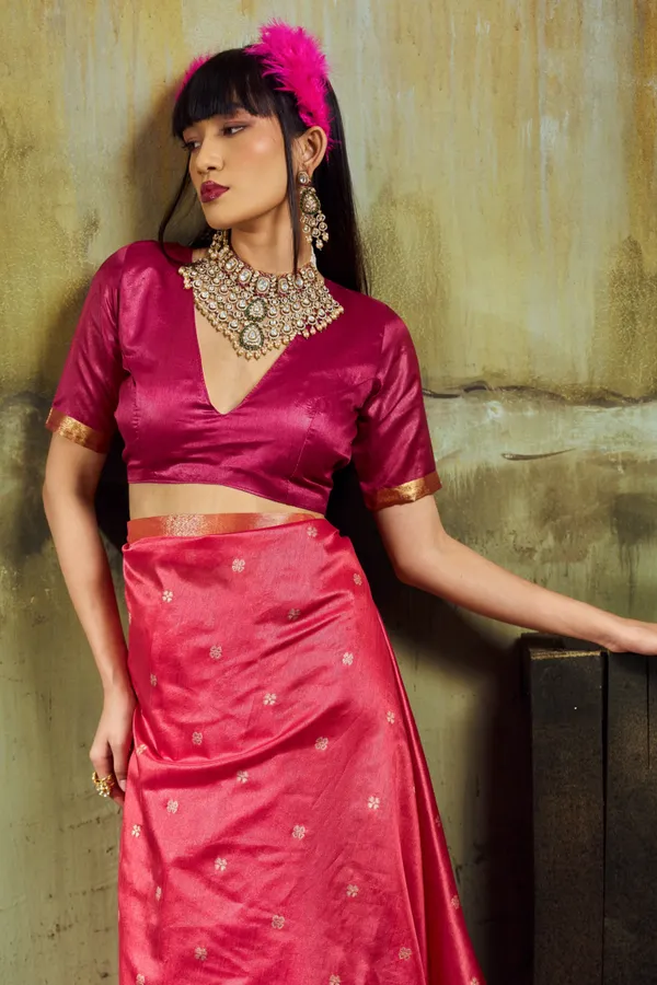 Rani_Pink_Soft_Silk_Saree_For_Women_With_Rich_Zari_Border_Designer_Pallu_Default_Title