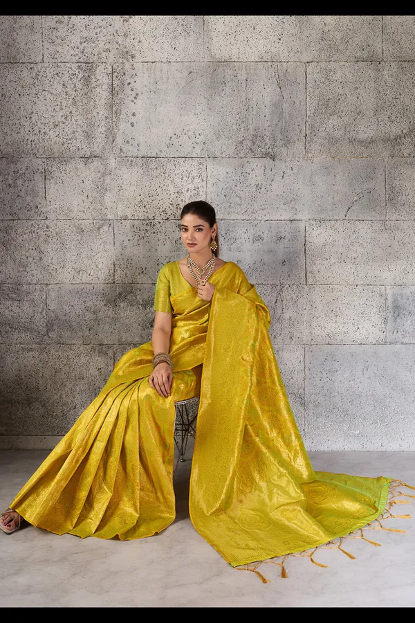 Mustard_Yellow_Banarasi_Kanjivaram_Silk_Saree_With_Rich_Zari_Work_Default_Title