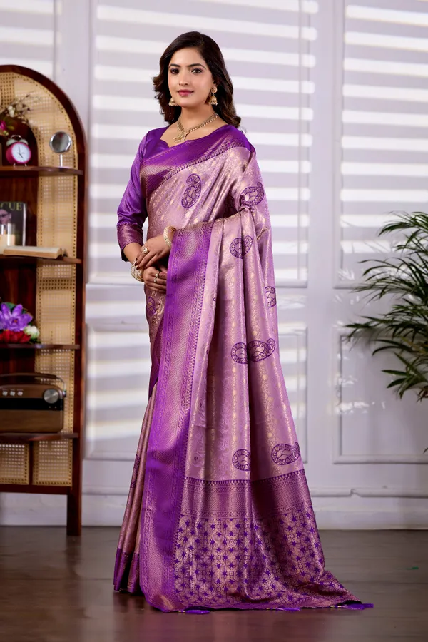 Mauve_Purple_Banarasi_Kanjivaram_Silk_Saree_With_Rich_Zari_Work_Default_Title