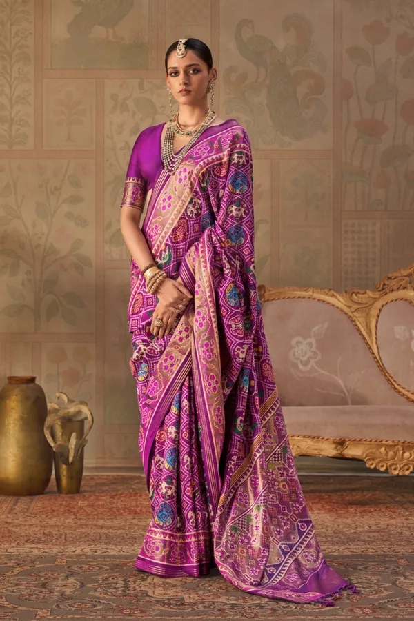 Purple_Banarasi_Silk_Patola_Saree_With_Rich_Weave_Heritage_Motifs_Default_Title