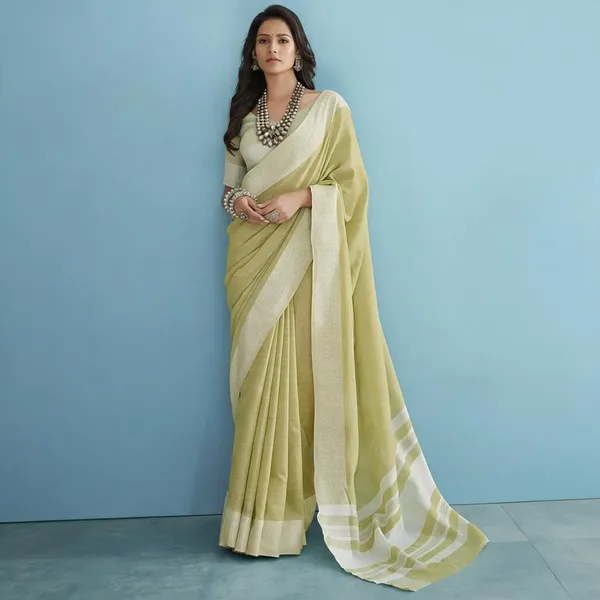 Pista_Green_Silk_Saree_For_Women