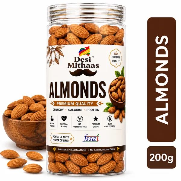 Desi_Mithaas_Premium_Almonds_200g