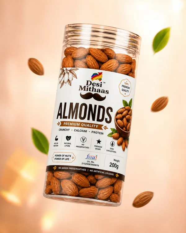 Desi_Mithaas_Premium_Almonds_200g