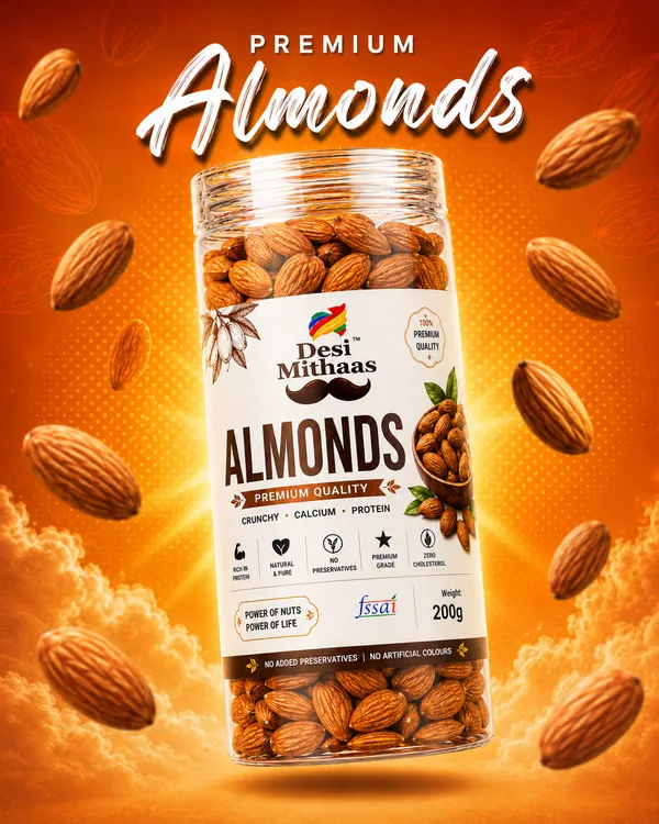 Desi_Mithaas_Whole_Almonds_200G