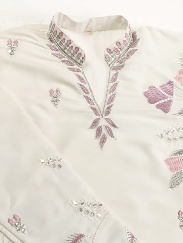 Cream_Japanese_Cotton_Straight_Printed_Kurta_For_Men