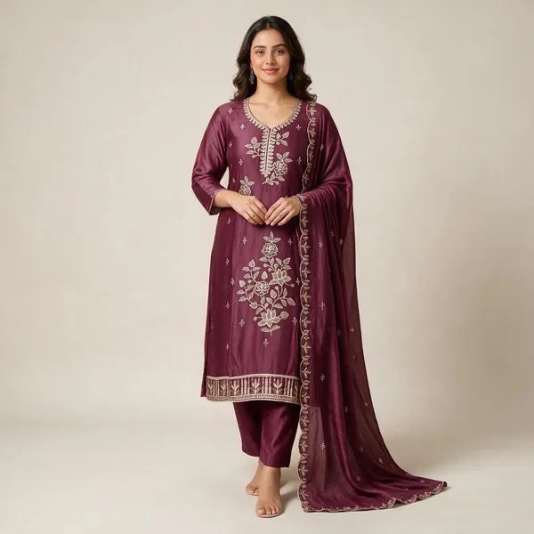 Purple_Star_Georgette_Floral_Embroidered_Ladies_Suit_For_Women