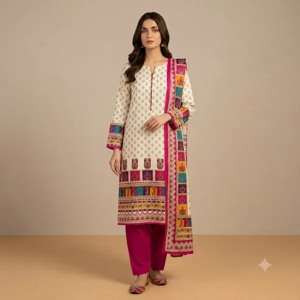 White_Riyon_Pakistani_Suit_For_Women