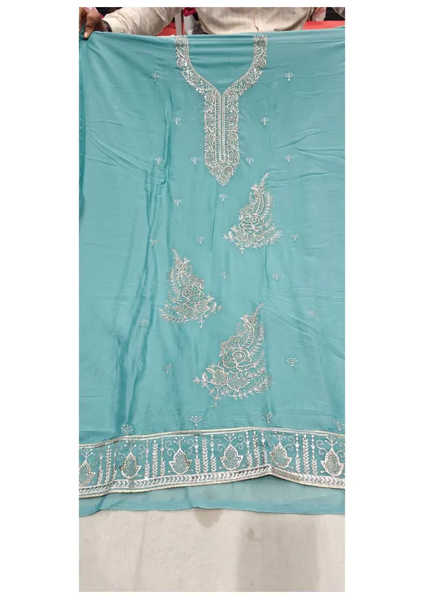Turquoise_Star_Georgette_Embroidered_Ladies_Suit_For_Women
