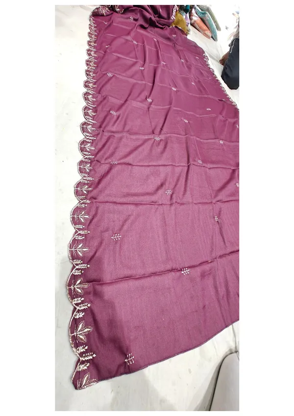 Maroon_Star_Georgette_Floral_Embroidered_Ladies_Suit_For_Women