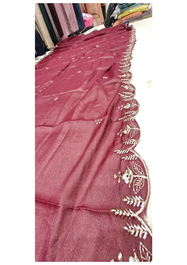 Maroon_Star_Georgette_Embroidered_Ladies_Suit_For_Women